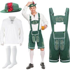 Spooktacular Creations Men’s German Bavarian Oktoberfest Costume Adult SMALL